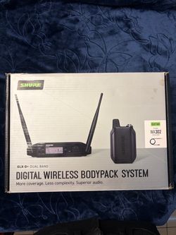 Shure GLX-D+ Digital Wireless Bodypack System