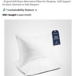 NEW Beckham Hotel Pillows Queen Size Set of 2