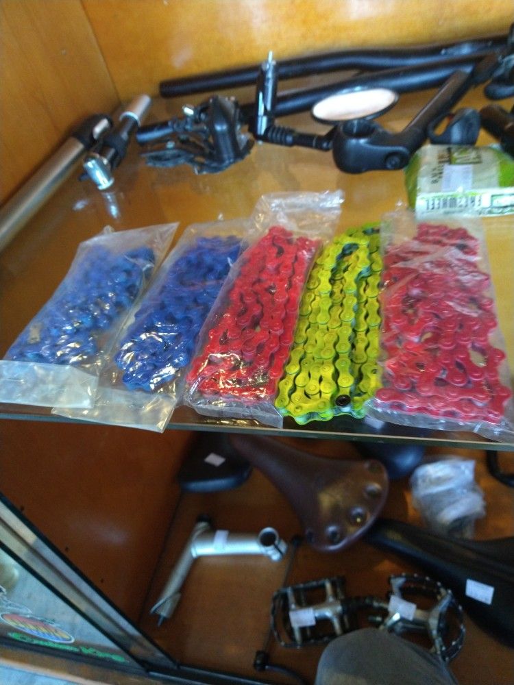 Colored Bike Chains
