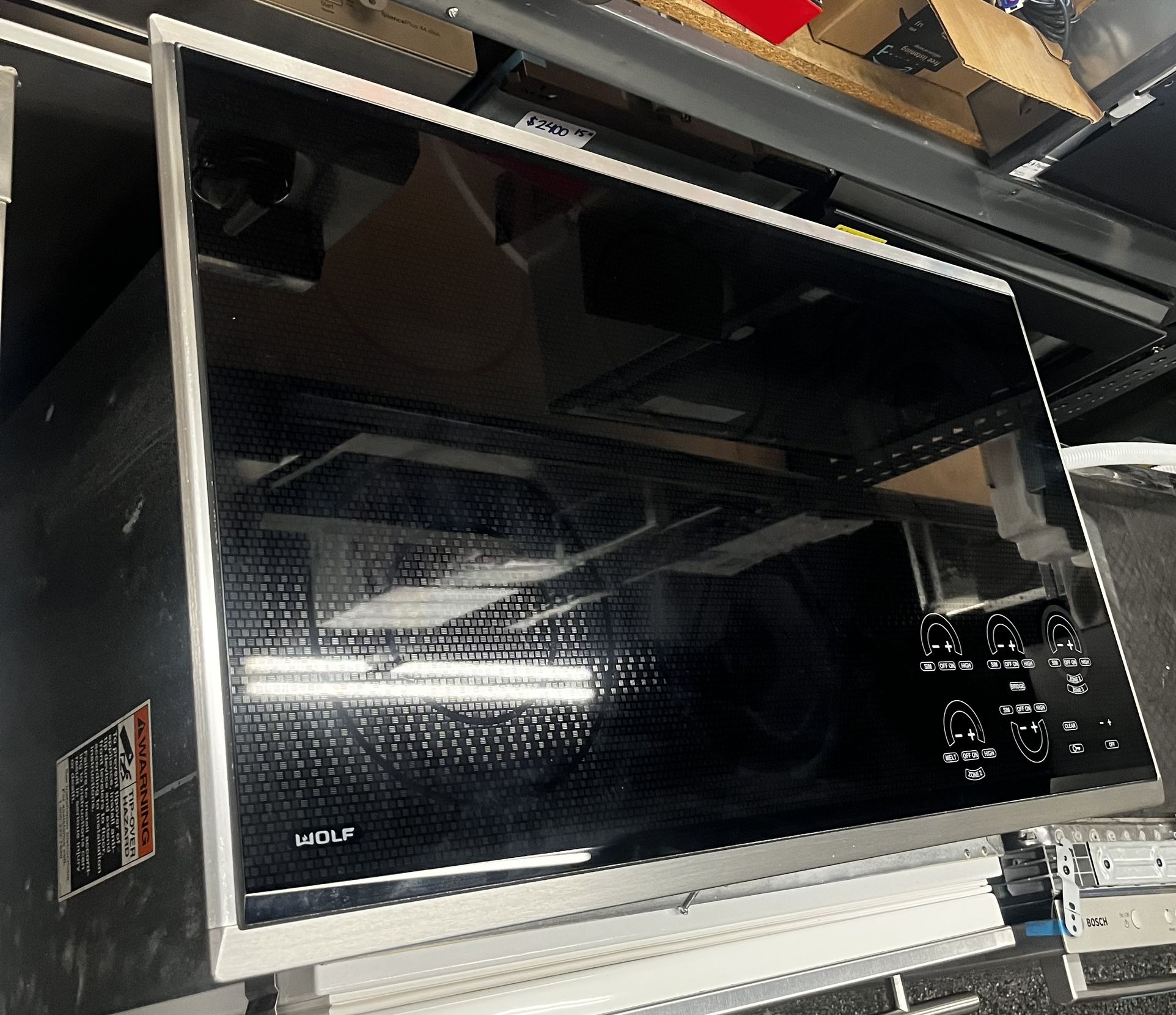 Wolf Built In 36” Wide Electric Cooktop