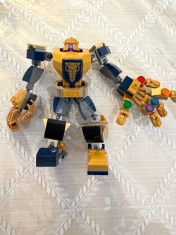LEGO Marvel 76141 Thanos Mech Armour w Infinity Gauntlet 6 Stones Complete