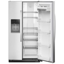 Whirlpool Side-by-Side Stainless Refrigerator Water/Ice Dispenser Frost-Free