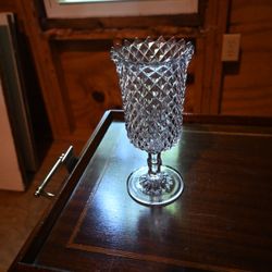 Pressed Glass Celery Holder