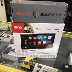 Boss Elite 7 Inch Apple CarPlay Stereo With Rear View Camera On Sale Today 