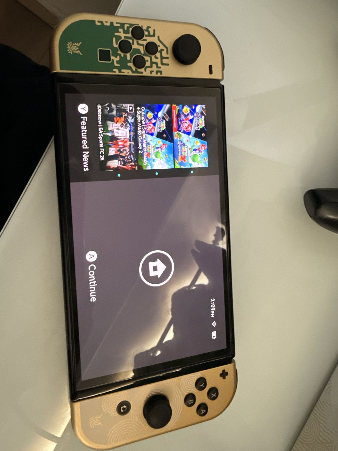 Nintendo switch oled zelda edition