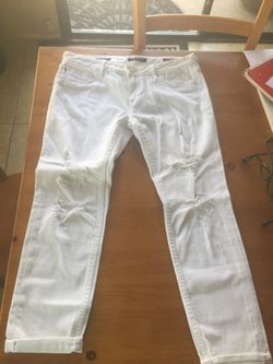 White jeans