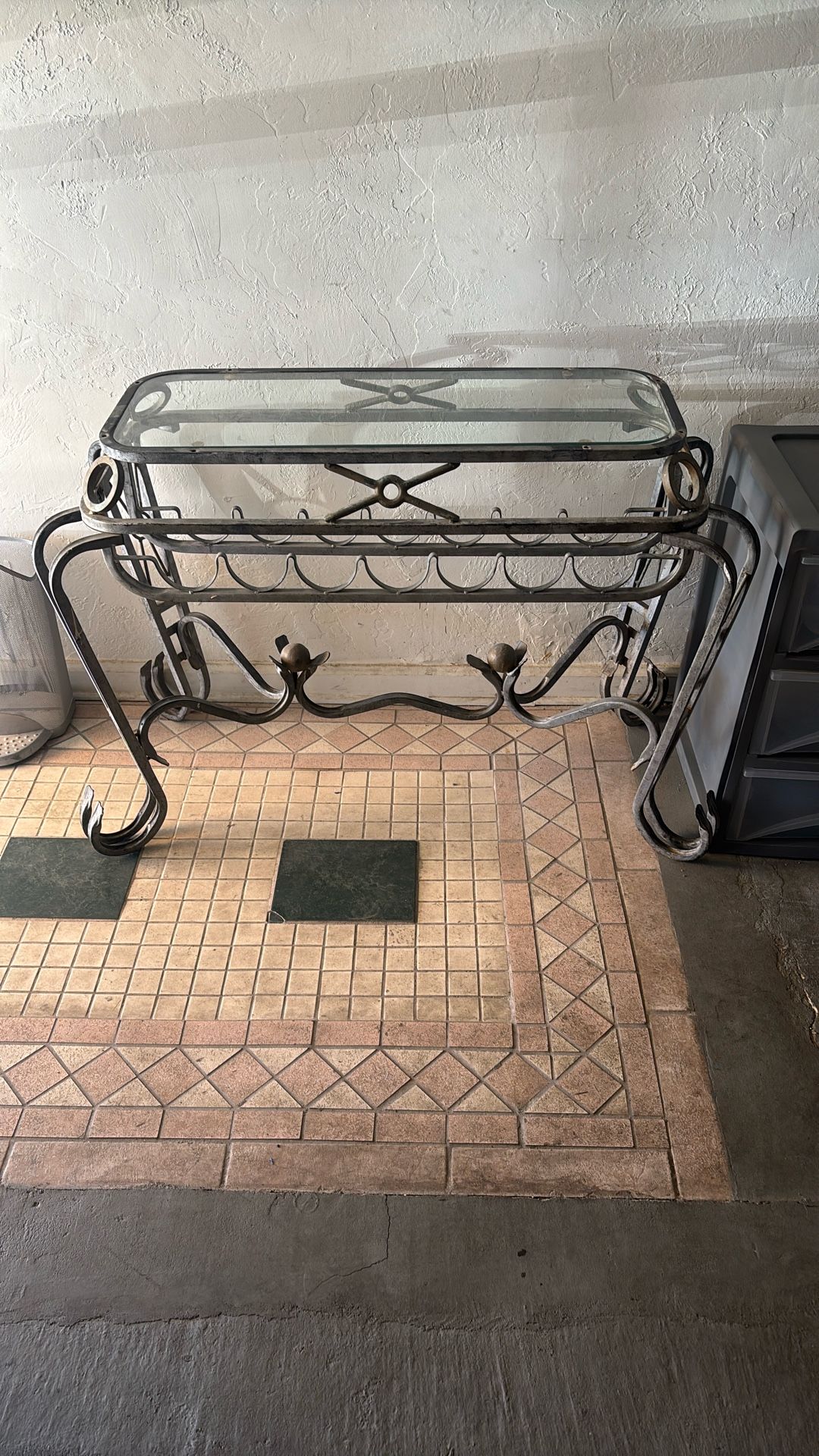 Wine Rack Table