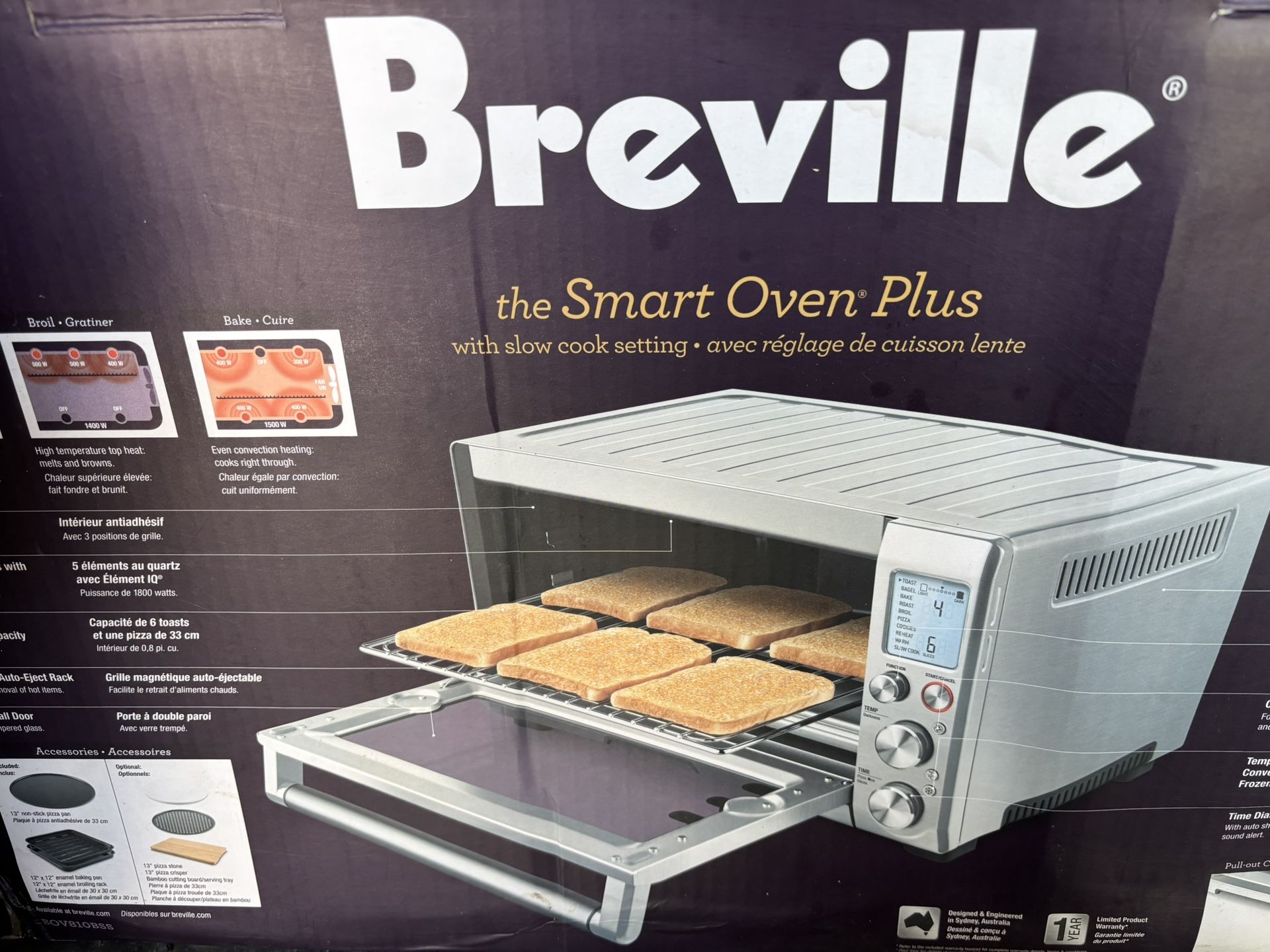 NEW Breville Smart Oven Plus (with Slow cook setting)