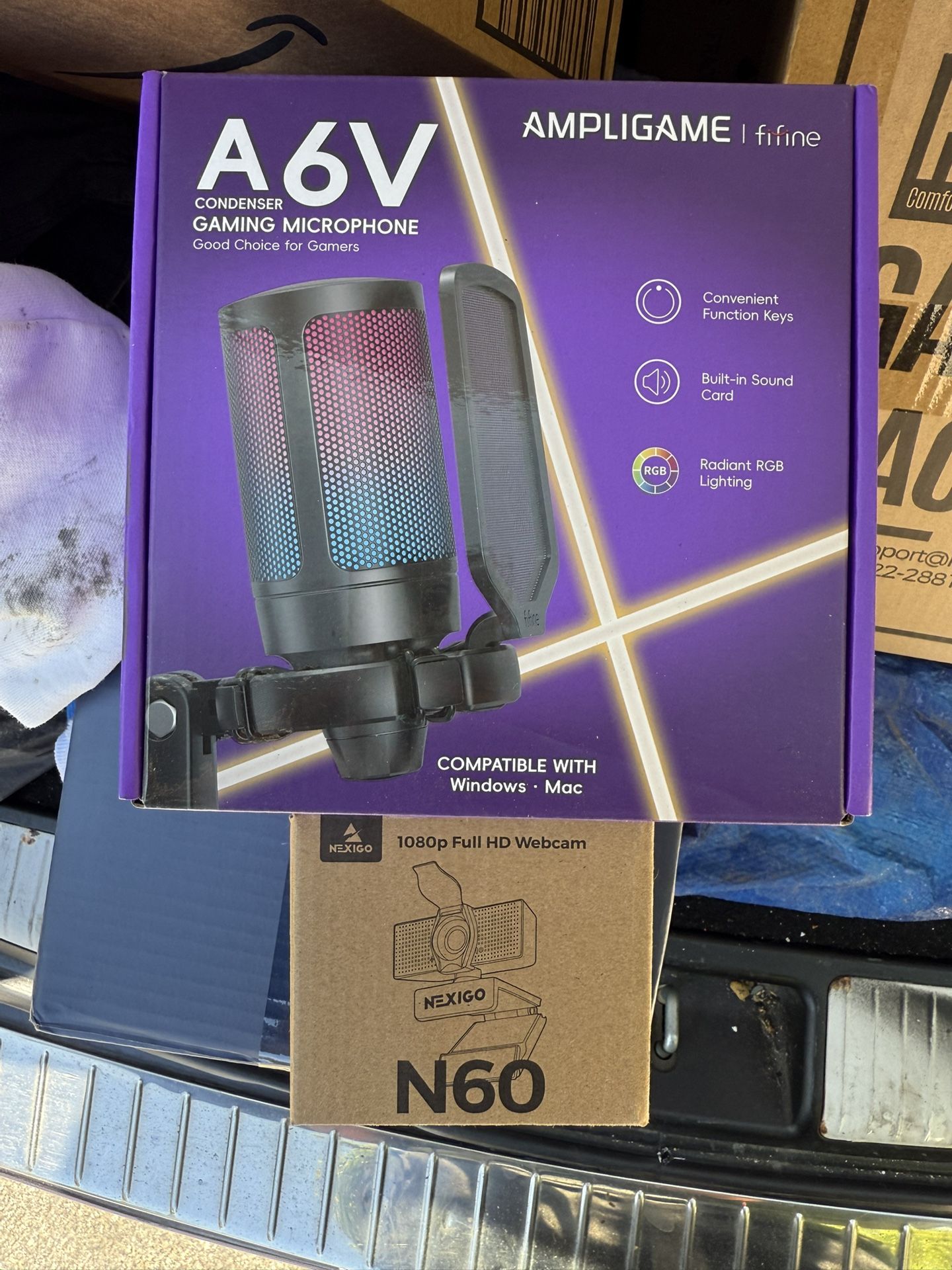 MICROPHONE AND WEBCAM! BRAND NEW! GREAT FOR STREAMING! $40