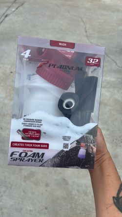 Foam sprayer car wash