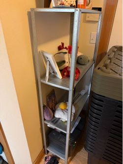 Metal storage rack + printer