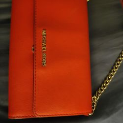 Michael Kors Saffiano Leather 3-in-1 Crossbody Clutch for Sale in