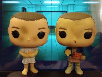 Eleven Funko Pops