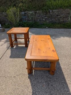 Coffee table and side table