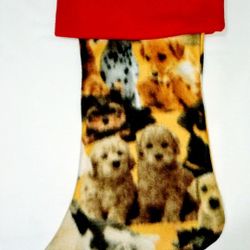 New XLarge Christmas Stocking Dog