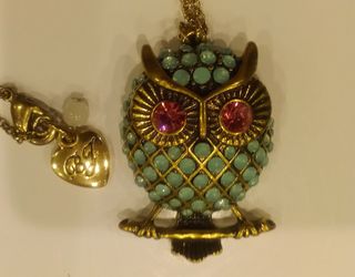 Owl Pendant Necklace 
