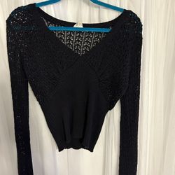 Knitted Long Sleeve Top