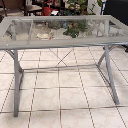 Glass Top Table 