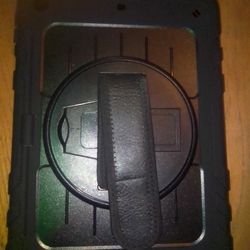 iPad 9th Gen Durable Case (Black) W Hand & Shoulder Strap