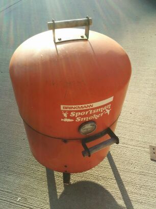 Brinkmann vintage orange Sportsman Smoker