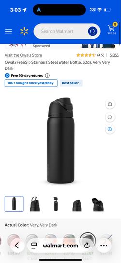 32oz Black OWALA 20$
