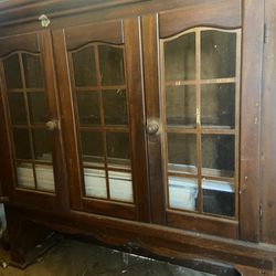 Large Glass Hutch