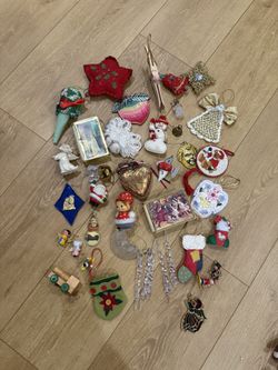 VINTAGE CHRISTMAS ORNAMENT ASSORTMENT #3