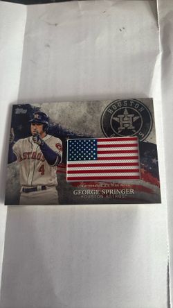 2018Topps George Sprinter flag Patch I’ll-go!