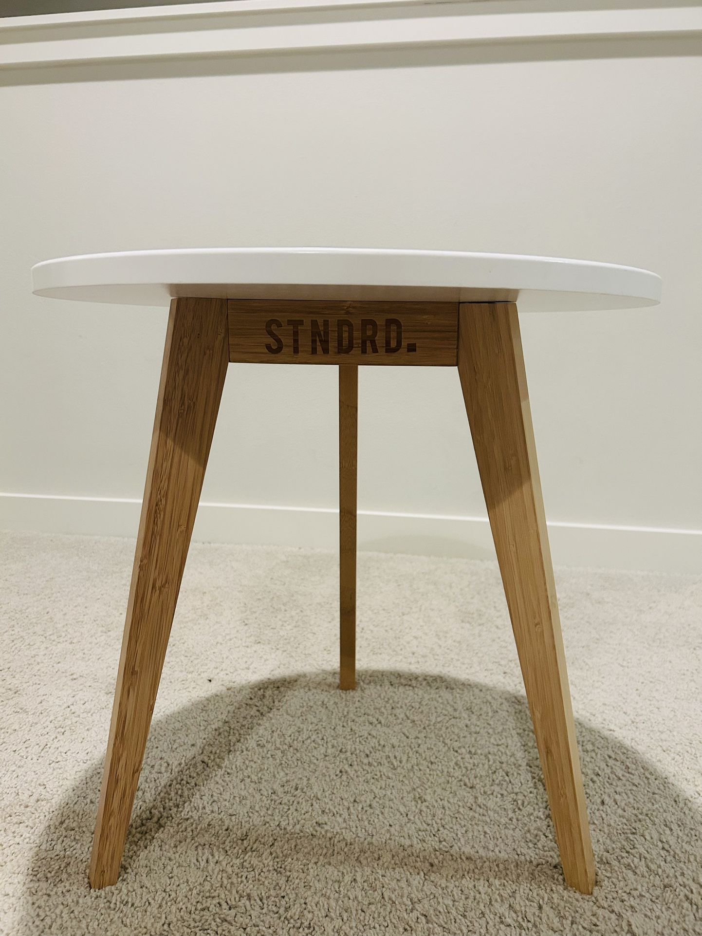 STNDARD White Side Table
