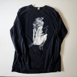 American Apparel long sleeve T-shirt men's size Medium 