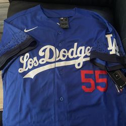 LA Dodgers Mens Albert Pujols Blue “Los Dodgers” Jerseys