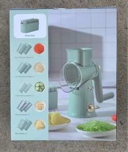 CWC Cook With Color Rotary Grater 5 Blade Set