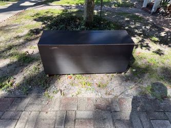 47" Black Media Console / TV Stand with Storage Doors **SEE PHOTOS**