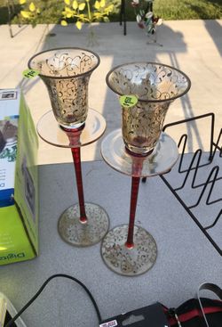 Mikasa candle holders