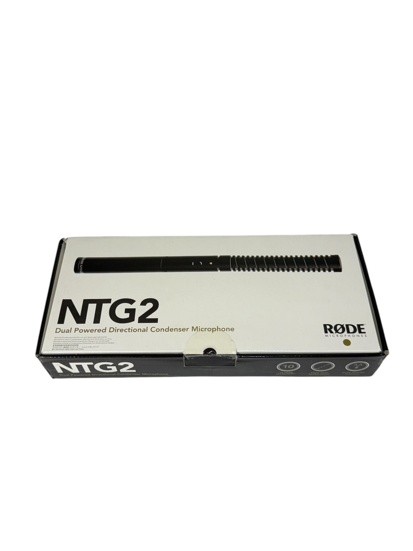 Rode NTG2 Dual Powered Directional Condenser Shotgun Microphone ~ Brand New