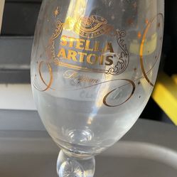 Christmas Stella Artois Glass