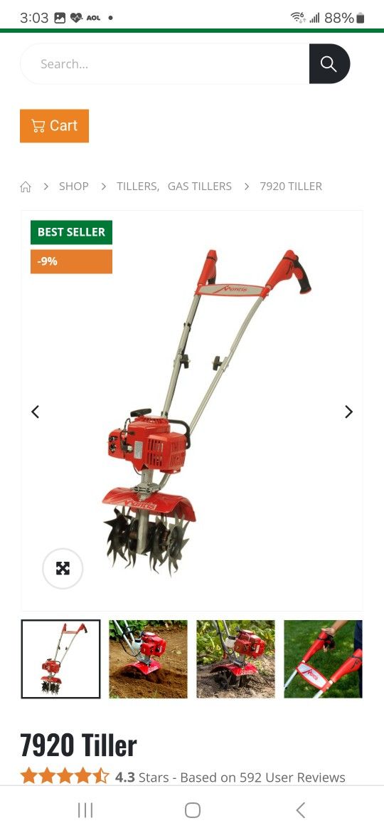 ROTO TILLER MANTIS 9 INCH WIDE WORKS NICE NOWS THE SEASON.