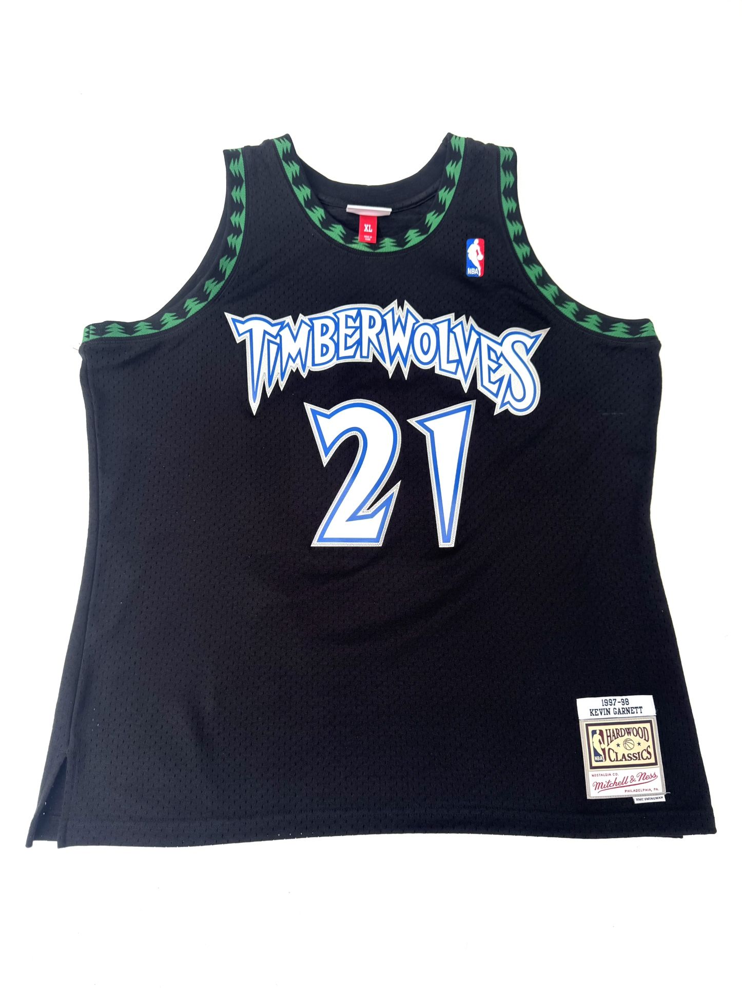 Authentic Kevin Garnett Mitchell & Ness 97-98 Timberwolves Jersey XL