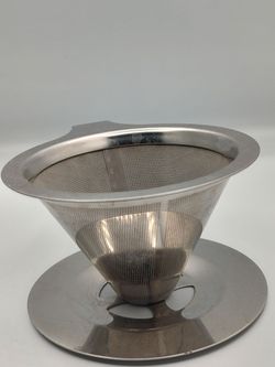 Stainless Steel Pour Over Coffee Dripper / Reusable Coffee Filter