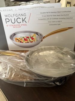 8”inch stainless steel skillet