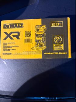 NEW DEWALT 20V MAX XR Cordless Compact Router DCW600B (Tool Only)