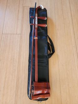 Erhu Chinese Violin Fiddle w Bow & Softcase Nice Set