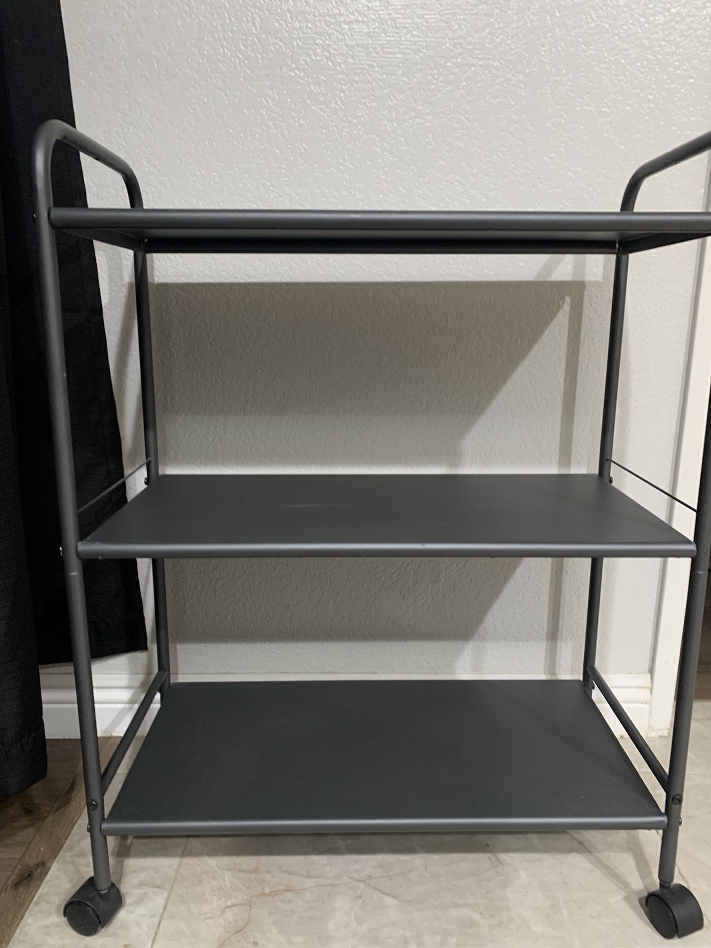 3 Tier Metal Rolling Cart