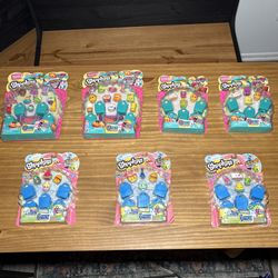Shopkins Lot of 7 Packs Season 1 & 3 – 12 Pack Pearl Editions & 5 Packs Sealed