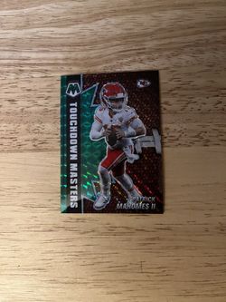 2021 Panini Mosaic  Green Prizm Touch Down Masters Patrick MaHomes 