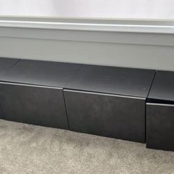 IKEA besta Shelves With Included railings