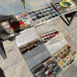 Massive 30 Lb Lot Of Fishing Worms Critters Etc