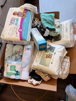 Baby Bundle – Cloths,Diapers, Bath Set & More