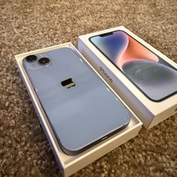 Apple iPhone 14 Smartphone Blue 128BG  [Unlocked](No SIM restrictions) 
