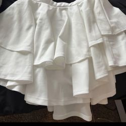 white skirt